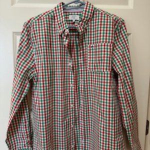 Woven Poplin Icon Plaid Shirt XL Kids